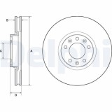 Set disc frana Citroen Berlingo (Er Ec) 06.18-, Berlingo Box (B9) 04.08-, Berlingo Box (K9) 06.18-, C4 Grand Picasso 2 (Da De) 09.13-, C4 Picasso 2 V