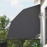Ecran de intimitate pentru balcon Negru 210 x 210 cm țesătură