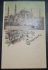 Carte postala, Constantinopole, Mosquee de St. Sophie, color