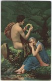 Pictura de Pascal Gerard - Daphnis si Cloe, vedere litho Stengel