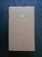 GEORGE CALINESCU - OPERE volumul 9 SUN. TEATRU (1971, editie cartonata)