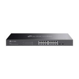 Switch 16 porturi RJ45 Gigabit, 2 x SFP Gigabit, L2 Management, 1U - TP-Link Omada SG2218 SafetyGuard Surveillance