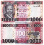 Sudanul de Sud 1 000 1000 Pounds 2024 P-17 UNC