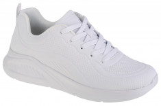 Pantofi pentru adidași Skechers Bobs Sport Buno - How Sweet 117151-WHT alb foto