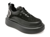 Pantofi EPICA negri, 4352521, din piele naturala
