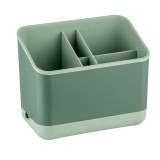 Suport pentru uscare tacamuri si ustensile de bucatarie, Pufo Cuisine, 17 cm, verde