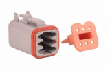 Mufa conector seria DT 6 pini tata DT06-6S CO-DT06M 119059, 4460894