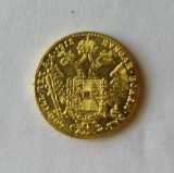 Replica Moneda Aur 1 Ducat 1915 Alamă Aurită - Numismatică Monede Străine