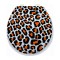 Capac pentru WC cu burete, Pete leopard, KY5132, 400 x 360 mm