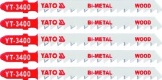 Set 5 lame bimetalice pentru fierastrau pendular 6 TPI YATO