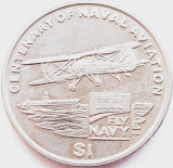 2340 Insulele Virgine Britanice 1 Dollar 2009 Naval Aviation km 382, America Centrala si de Sud
