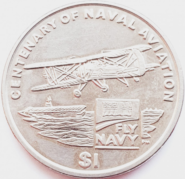 2340 Insulele Virgine Britanice 1 Dollar 2009 Naval Aviation km 382