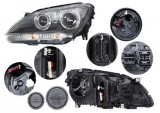 Far Bmw Seria 6/6 Gc (F08/F12/F13), 02.2011-, fata, Dreapta, bi-xenon; cu lumini pentru curbe; cu LED daytime running light; D1S+H3+LED+PY24W; electr