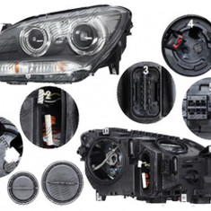 Far Bmw Seria 6/6 Gc (F08/F12/F13), 02.2011-, fata, Dreapta, bi-xenon; cu lumini pentru curbe; cu LED daytime running light; D1S+H3+LED+PY24W; electr