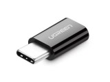 ADAPTOR Ugreen, &quot;US157&quot;, USB Type-C(T) to micro USB(M), negru &quot;30391&quot; (timbru verde 0.08 lei) - 6957303833917