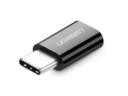 ADAPTOR Ugreen, &quot;US157&quot;, USB Type-C(T) to micro USB(M), negru &quot;30391&quot; (timbru verde 0.08 lei) - 6957303833917
