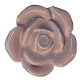 Cumpara ieftin Set 2 butoni mobilier ceramica roz Floare &Oslash; 4x3 cm