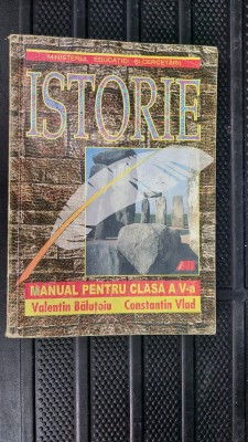 ISTORIE CLASA A V A , VALENTIN BULUTOIU CONSTANTIN VLAD EDITURA ALL foto