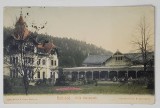 KARLSBAD , CAFE KAISERPARK , CARTE POSTALA ILUSTRATA , 1907, COLECTIA SILVIU DRAGOMIR