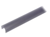 Apărătoare profile LED neagră 1m cu &icirc;mpingere