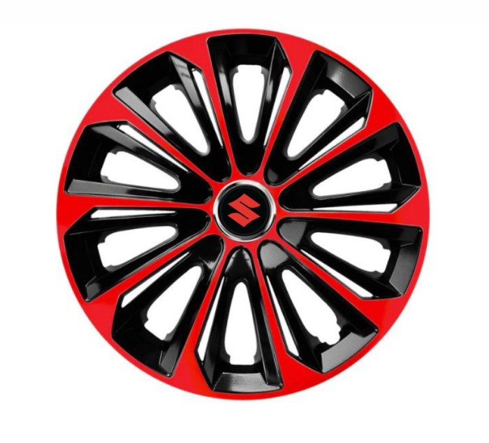 Set 4 capace roti Extra Strong Red R16 pentru gama auto Suzuki