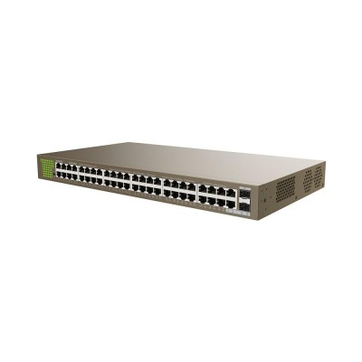 TENDA 48-PORT+ 2 SFP UNMANAGED SWITCH &amp;quot;TEG1050F&amp;quot; (timbru verde 2 lei) foto