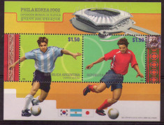 ARGENTINA 2002 FOTBAL CAMPIONATUL MONDIAL DIN JAPONIA SI COREEA foto