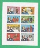 Eq. Guinea 1979 Rowland Hill 1980 - unused imperforated block F.004, Nestampilat