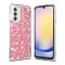 Husa cu sclipici Samsung Galaxy A25 5G Techsuit Sparkly Glitter, roz