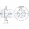 DELPHI BG2745 Disc frana