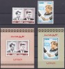 DB1 Ajman Personalitati Kennedy 2 v. + 2 SS MNH, Nestampilat