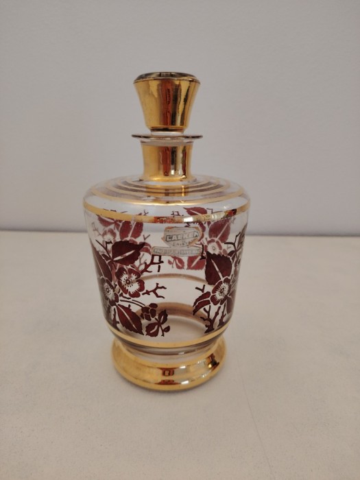 Decantor vintage Laeken Belgia &ndash; cristal
