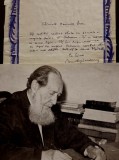 ION AG&Acirc;RBICEANU, Două scrisori autografe semnate, dat&acirc;nd din 1958