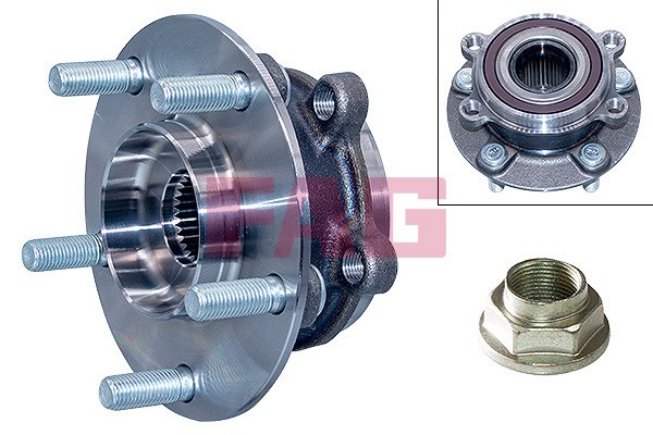 FAG 713 6159 50 Set rulment roata