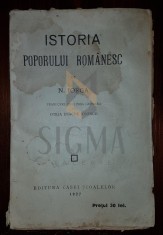 N. IORGA, ISTORIA POPORULUI ROMANESC, 1927
