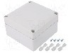 Carcasa policarbonat, 120mmx120mmx75mm, IP66, IP67, WEIDM&Uuml;LLER - MPC 12/12/07 7035