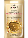 Masca exfolianta si hidratanta Galaxy Shine Like A Golden Queen, 12ml, Selfie Project