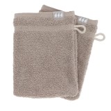 Set 2 Mănuși De Baie 15X21 Cm 100% Bumbac &ndash; Greige | Mănuși Baie