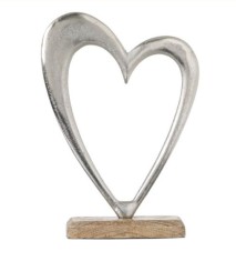 Decoratiune pentru birou , Design Inima, Gri