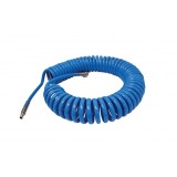 Cumpara ieftin Furtun aer comprimat(spiralat) 9M diamentru interior 10mm,diametru exterior 13mm cu cuple rapide