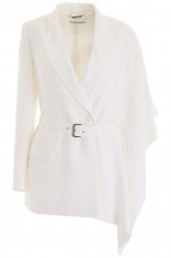 Sacou dama ALBERTA FERRETTI, Alberta ferretti belted jacket V0502 6618 V0002 Alb foto