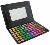 Paleta machiaj ochi cu 88 culori mate si sidefate, oglinda, cutie neagra