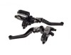 Set pompa frana si maneta ambreaj, culoare negru Cod Produs: MX_NEW CNC90053
