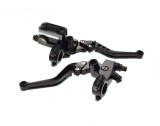 Set pompa frana si maneta ambreaj, culoare negru Cod Produs: MX_NEW CNC90053