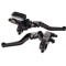 Set pompa frana si maneta ambreaj, culoare negru Cod Produs: MX_NEW CNC90053