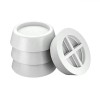 Set 4 Suporti Antivibratii Masina Spalat Uscator Rufe, Tampoane Antiderapante, Reduc Zgomot Vibratii, Protectie Stabilitate, 65mm Albe