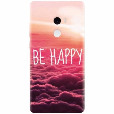 Husa silicon pentru Xiaomi Mi Mix 2, Be Happy Puffy Clouds foto