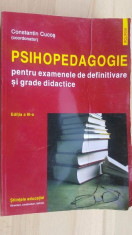 Psihopedagogie pentru examenele de definitivare si grade didactice- Constantin Cucos foto