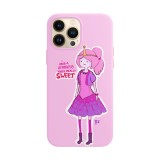Husa compatibila cu Apple iPhone 13 Pro Max model Princess Bumblegum Adventure time, Silicon, TPU, Viceversa, Transparent, Carcasa