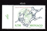 MONACO 2002, Campionatul de Fotbal, Sport, serie neuzata, MNH